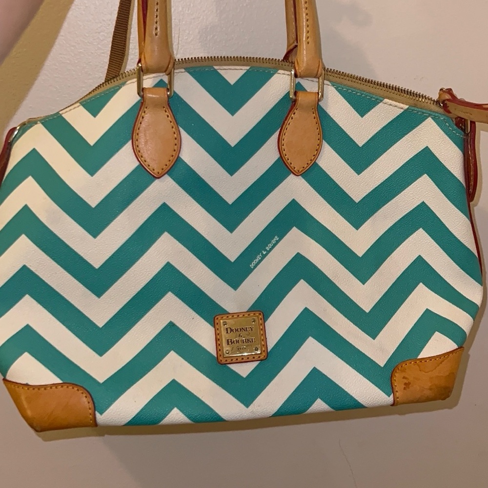 Dooney & Bourke Teal Chevron Women's Bag
